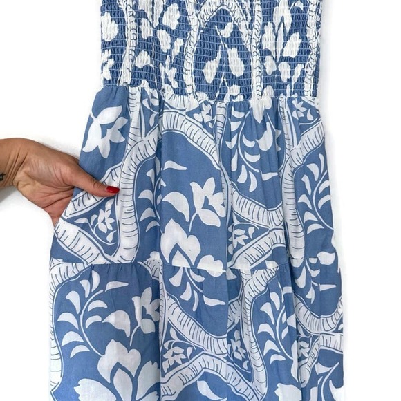 Marine Layer Selene Maxi Dress Oaxacan Tile Print, Large (size sold out online) - Picture 5 of 8